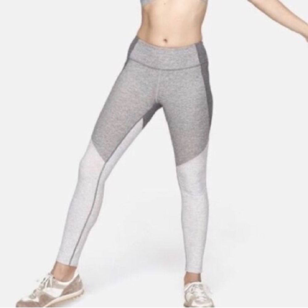 Outdoor Voices Colorblock Grey Leggings